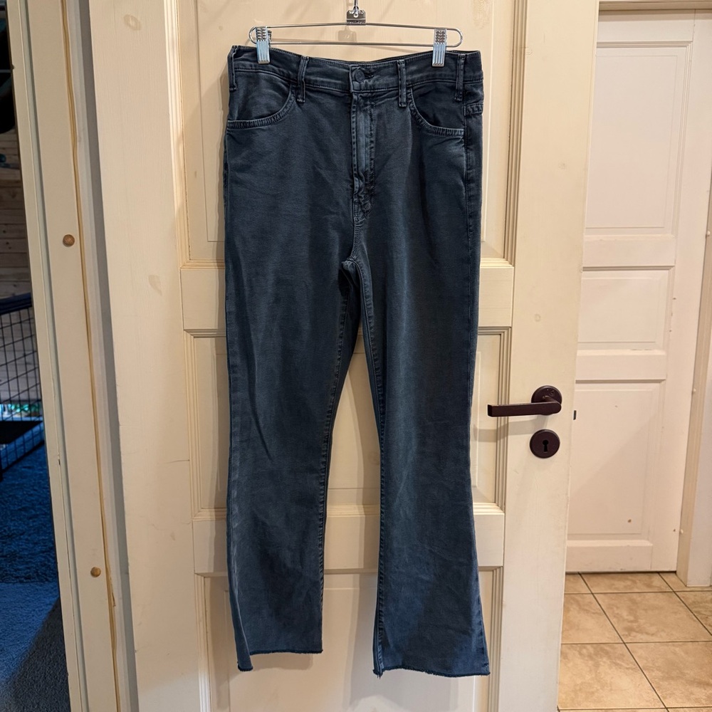 MOTHER The Hustler Ankle Fray Jeans